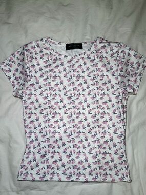 White Fox Boutique Floral Shirt & Shorts Set